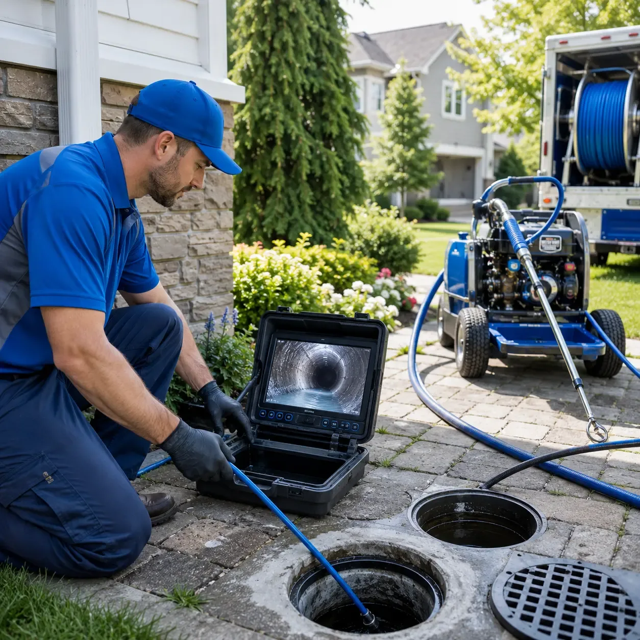 Outdoor drain cleaning professionals serving Prince George, VA